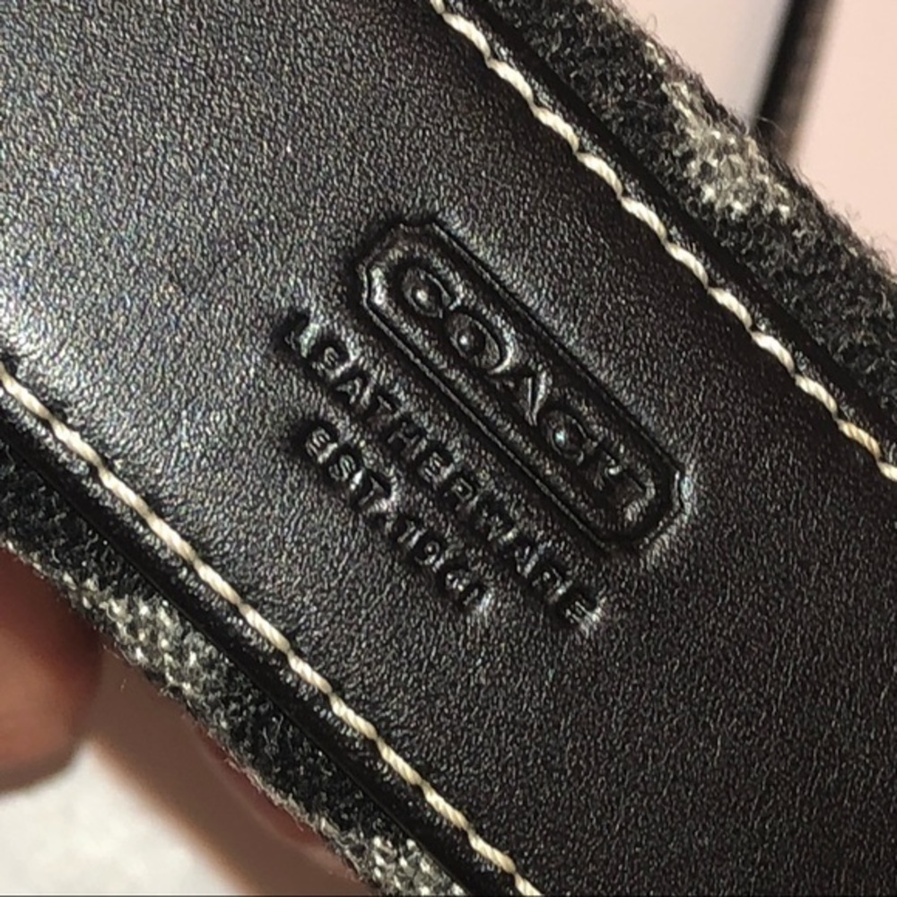 Coach vintage y2k wool ultra rare mini signature bag - Picture 2 of 12